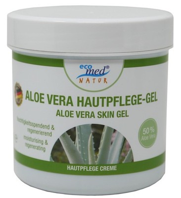 3x250ml Eco Med Natur Aloe Vera Hautpflege Gel