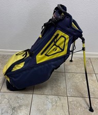 Titleist 4 Players Stand Bag 4-way Navy Blue Golf Bag 6 Pockets  Shoulder Strap