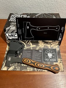 Montana Knife Company MKC Hellgate Hatchet Orange&Black