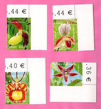 FRANCE - 2005 - 3763/3766**MNH - CDF - NATURE - FLEURS ORKIDEES - COTE 8€