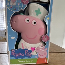 Just Play Peppa Pig Checkup Case Set Pretend Play Doctor Kit 8 Pieces 72522