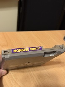 Monster Party: Nintendo Entertainment System NES 1989 Authentic Cartridge