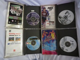 Sega Saturn Games 4 Sports Games Bundle Complete With Manuals Tested Working