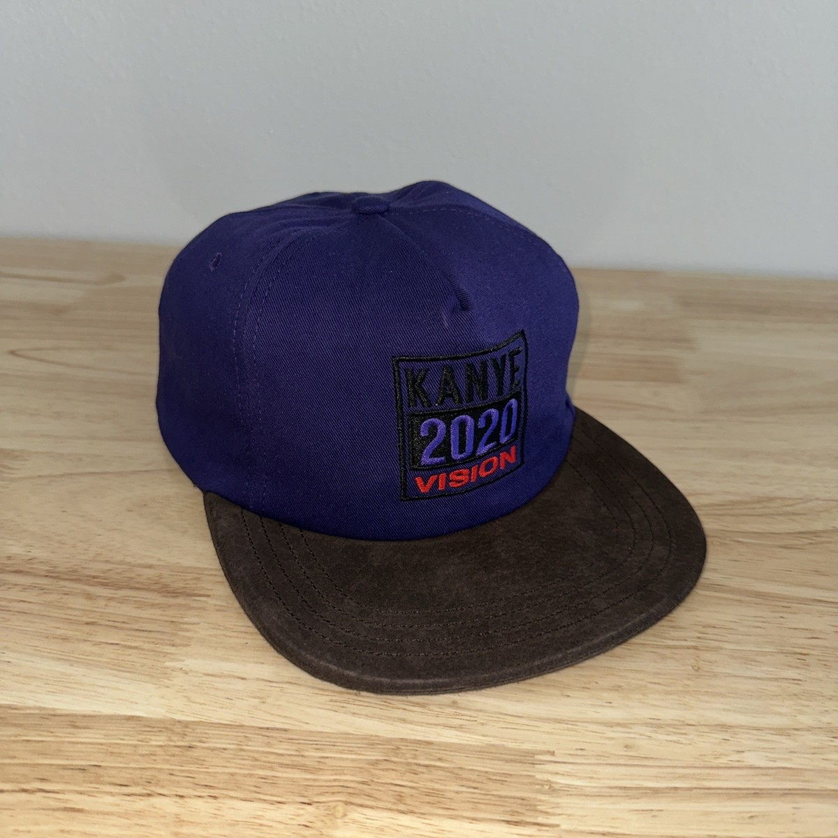 帽子 Kanye west 2020 vision Cap Kanye West 2020 Vision Hat / SnapBack Cap ~ Purple & Brown ~ Ye