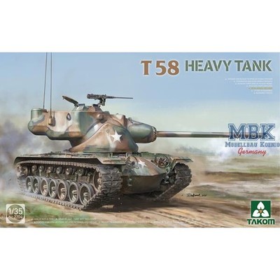 TAKOM MODEL TAK2204 T58 Heavy Tank