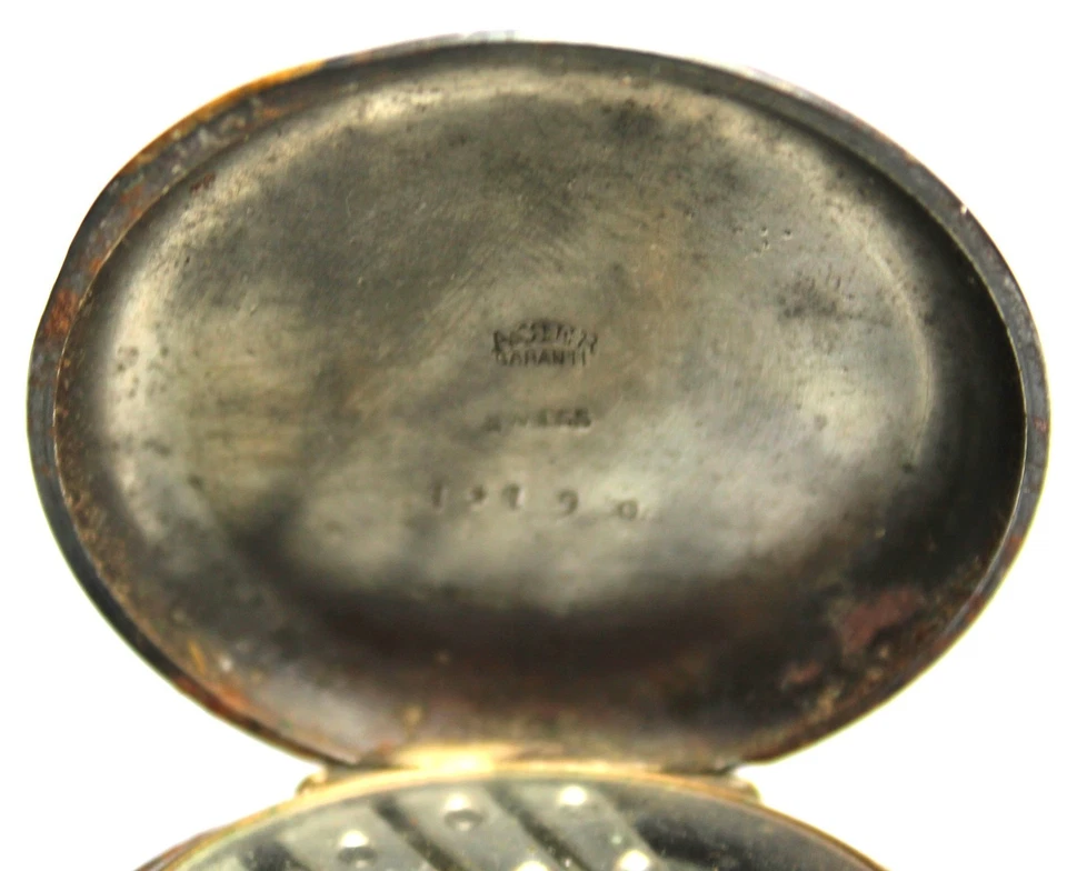 French Triple Calendar Moon Phase 51mm Pocket Watch - Parts/Repair - Image 4 of 4