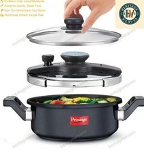Prestige Svachh Hard Anodised Pressure Cooker With Deep lid For Spillage Control
