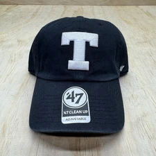 NEW Texas Longhorns '47 Brands NCAA Black White Clean Up Adjustable Cap Hat