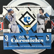 2019 Panini Chronicles Baseball Hobby Box Factory sealed.