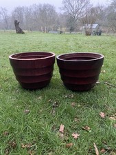 Pair Of Large Outdoor Garden Plant Pots Garden Planter 