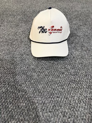 The Game snapback hat mens one size white patriotic perforated golf cap USA