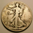 1920 D Walking Liberty Half Dollar F-Details  "As Pictured - Not Cleaned"