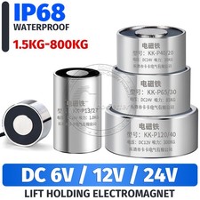 6V 12V 24V DC Lift Holding Electromagnet Solenoid Electro Magnet 25N 50N Magnet