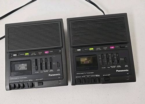 LOT OF TWO Panasonic Model RR-930 & Foot Switch RP-2692 Transcriber - Picture 1 of 9