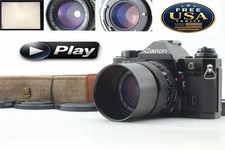  N.MINT   Canon AE-1 Program 35mm Film Camera Black NEW FD 50mm 1.4 From JAPAN