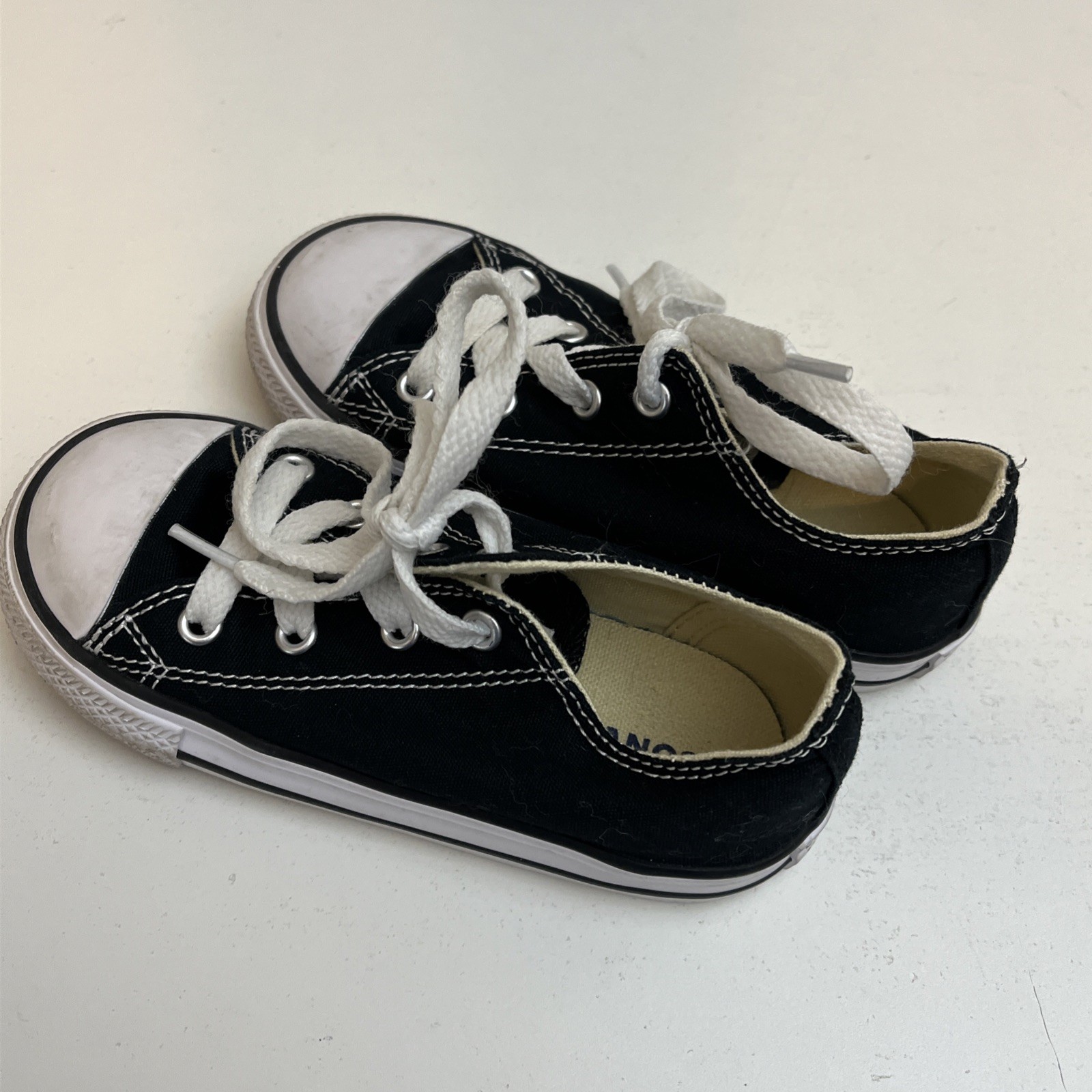 Converse All Star Toddler Size 9 Sneaker 7J235 Black