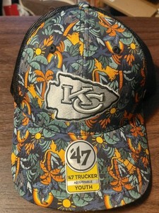 Youth Kansas City Chiefs New Era Trucker Hat New 
