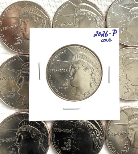 2026 P Enduring Liberty Half Dollar Coin FREE SHIP in Flip SHIPS NOW SemiQ BU