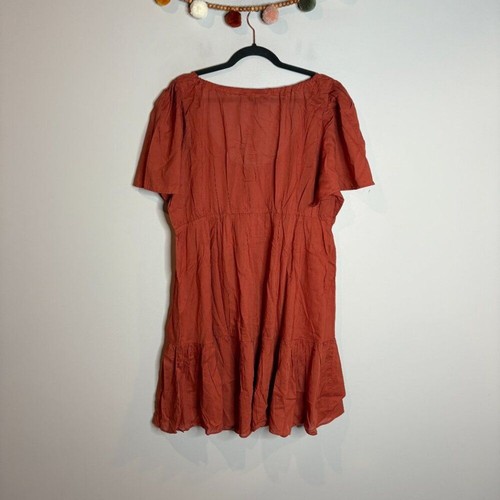 NUEVO CON ETIQUETAS J. Vestido de playa Crew de algodón voile con botones - Imagen 7 de 7