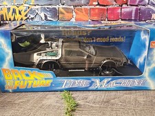 Vntg 2002 Sun Star Back To The Future 2 DMC DeLorean 1:18 Diecast Hover Wheels