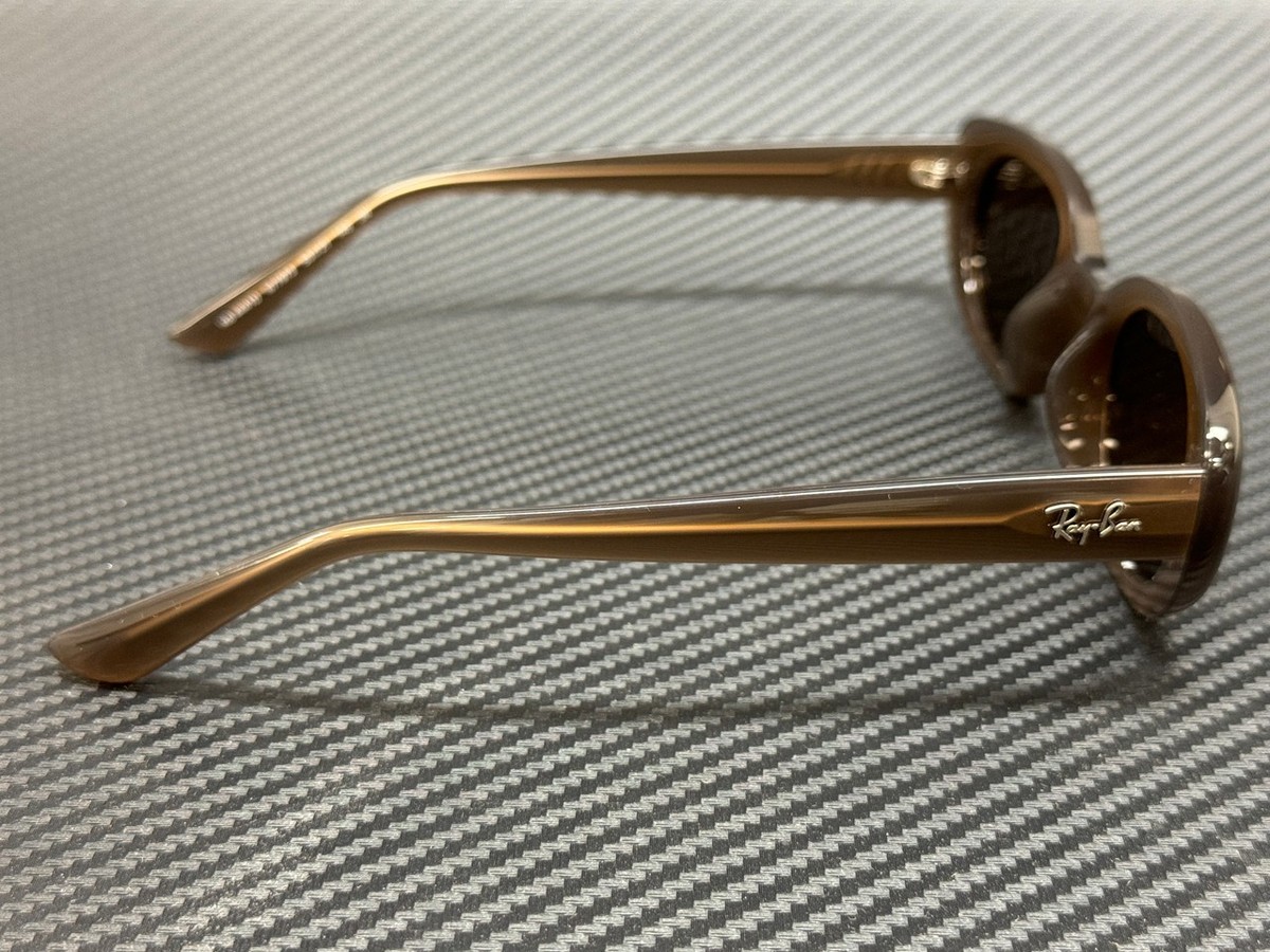 RAY BAN RB4441D 677973 Opal Brown Unisex 53 mm Sunglasses | eBay
