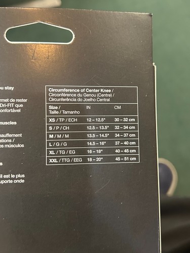Nike- Pro Dri-Fit Open Patella Knee Sleeve LARGE - Picture 3 of 3