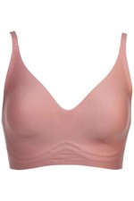 Rhonda Shear Invisible Edge Bonded Foam Bra Rose
