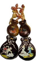 Vintage Handcrafted Castanets Matador Dancers Dancing Lot Of 4