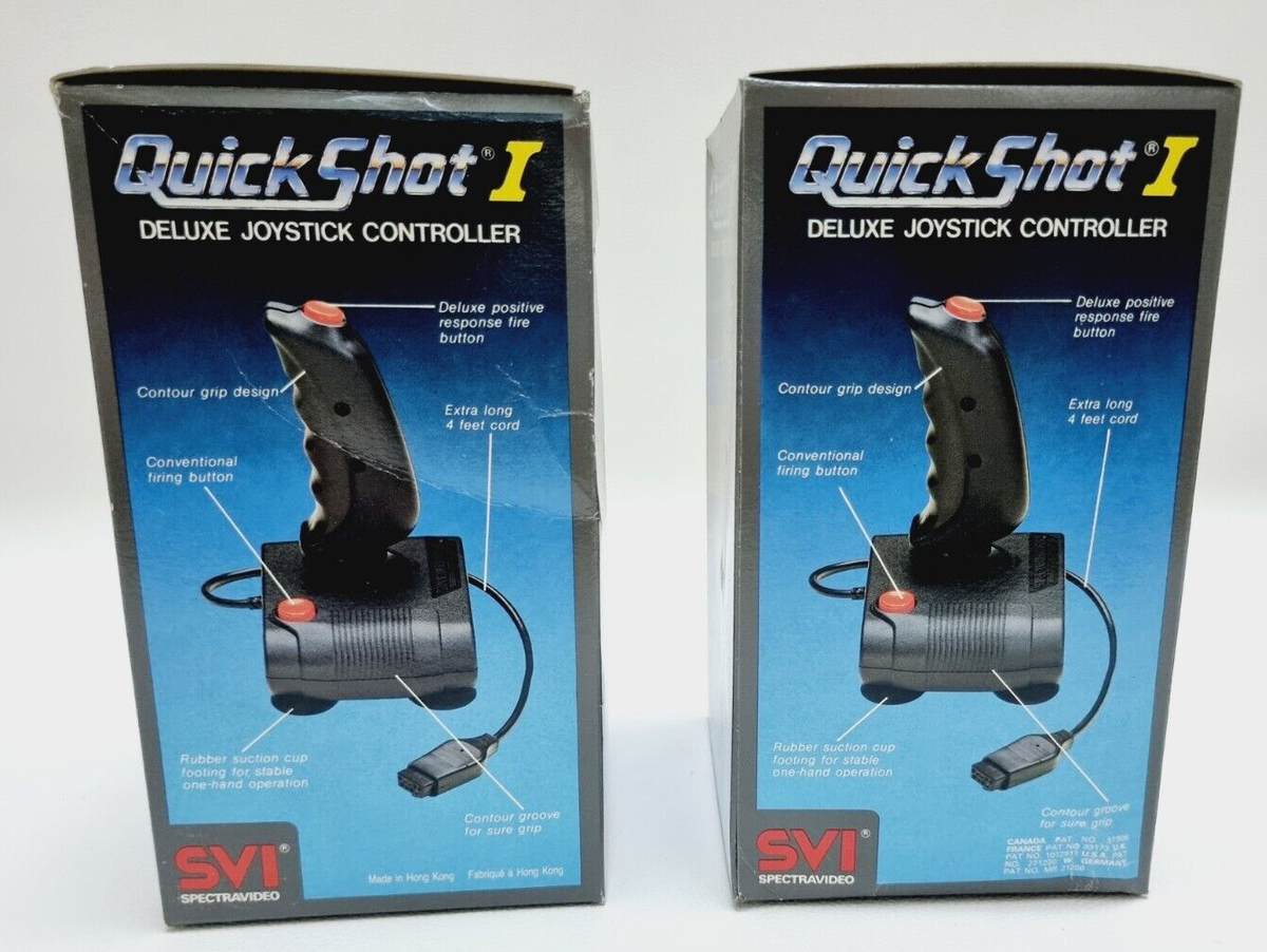Joystick QuickShot I Deluxe 1984 – Vintage Pour Atari, Spectrum, Commodore