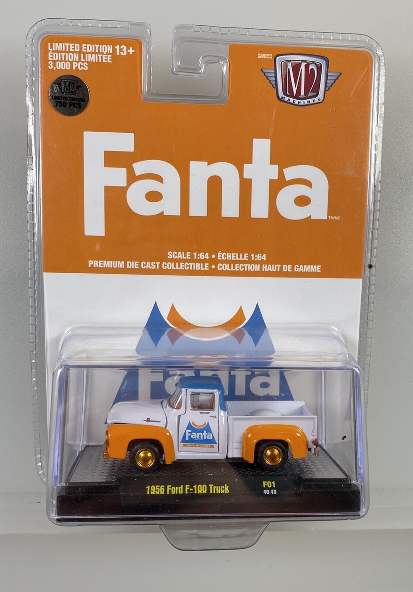 M2マシーン 1956 フォード F-100 - ティール 1956 Ford F-100 Pickup Truck Light Blue and Black Limited