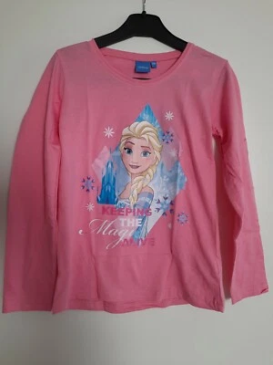 Langarmshirt Disney Eiskönigin Mädchen Frozen Gr. 134 - Bild 1 von 2