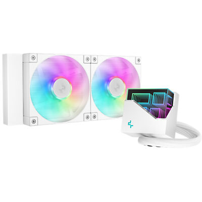 DeepCool LT240 WH ARGB, Wasserkühlung, weiß