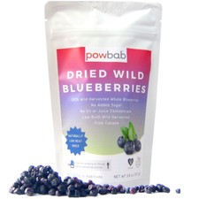 powbab Dried Wild Blueberries 100 . No Sugar Added. No Oil. KETO and Unsweetened