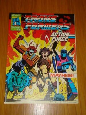 TRANSFORMERS BRITISH WEEKLY #239 MARVEL UK COMIC 1989