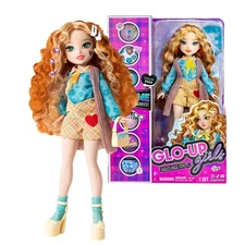 Glo-up Girls Fashion Doll with Accessories, Rose