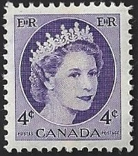 🍁Canada   #340    QEW II WILDING PORTRAIT     Brand New 1954  With Original Gum