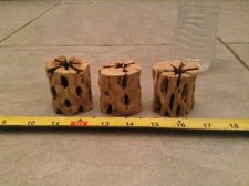 3 - 2" TALL STG ORGANIC CHOLLA WOOD CHEW FISH SHRIMP AIR PLANTS CLEANED BOILD
