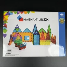 Magna - Tiles DX 48 Piece Set Ages 3 - 99 Construction Set Educational