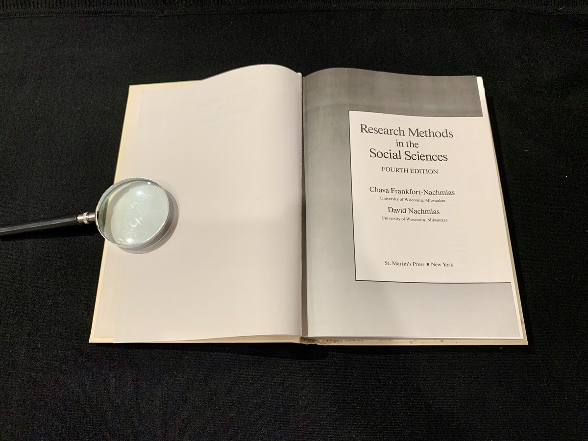 Research Methods in the Social Sciences (4th Edition) / Chava