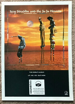 IZZY STRADLIN AND THE JU JU HOUNDS - 1992 Full page UK magazine ad
