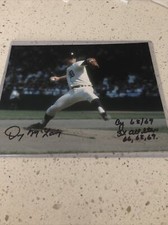 Denny Mclain autographed 8x10 photo Detroit Tigers