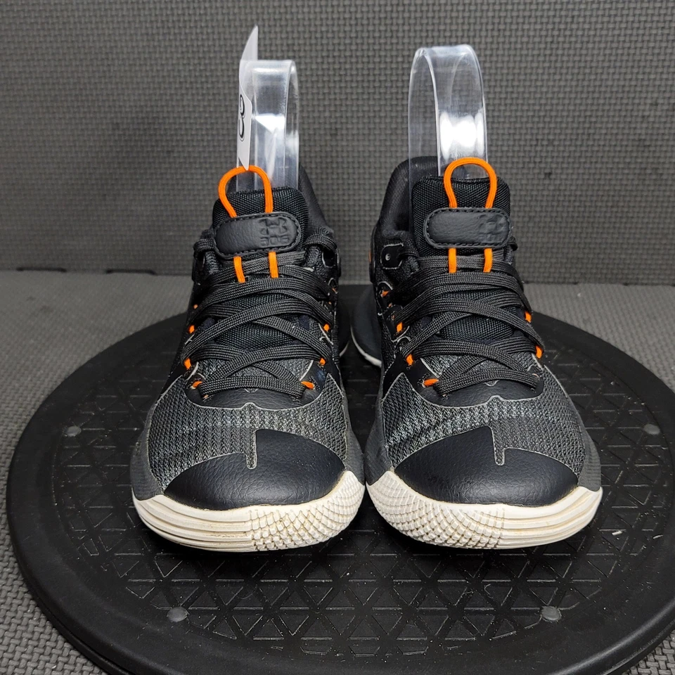 Under Armour SC 6 Basketball Shoes Toddler Sz 12 Gray Black Trainers Sneakers - Image 2 of 4