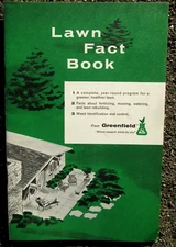 1950's Lawn Fact Book by Greenfield Lawn Care Products Eli Lilly Elanco SSPB