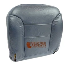 1995-1999 GMC Sierra Tahoe Driver Side Bottom Leather Seat Cover Blue