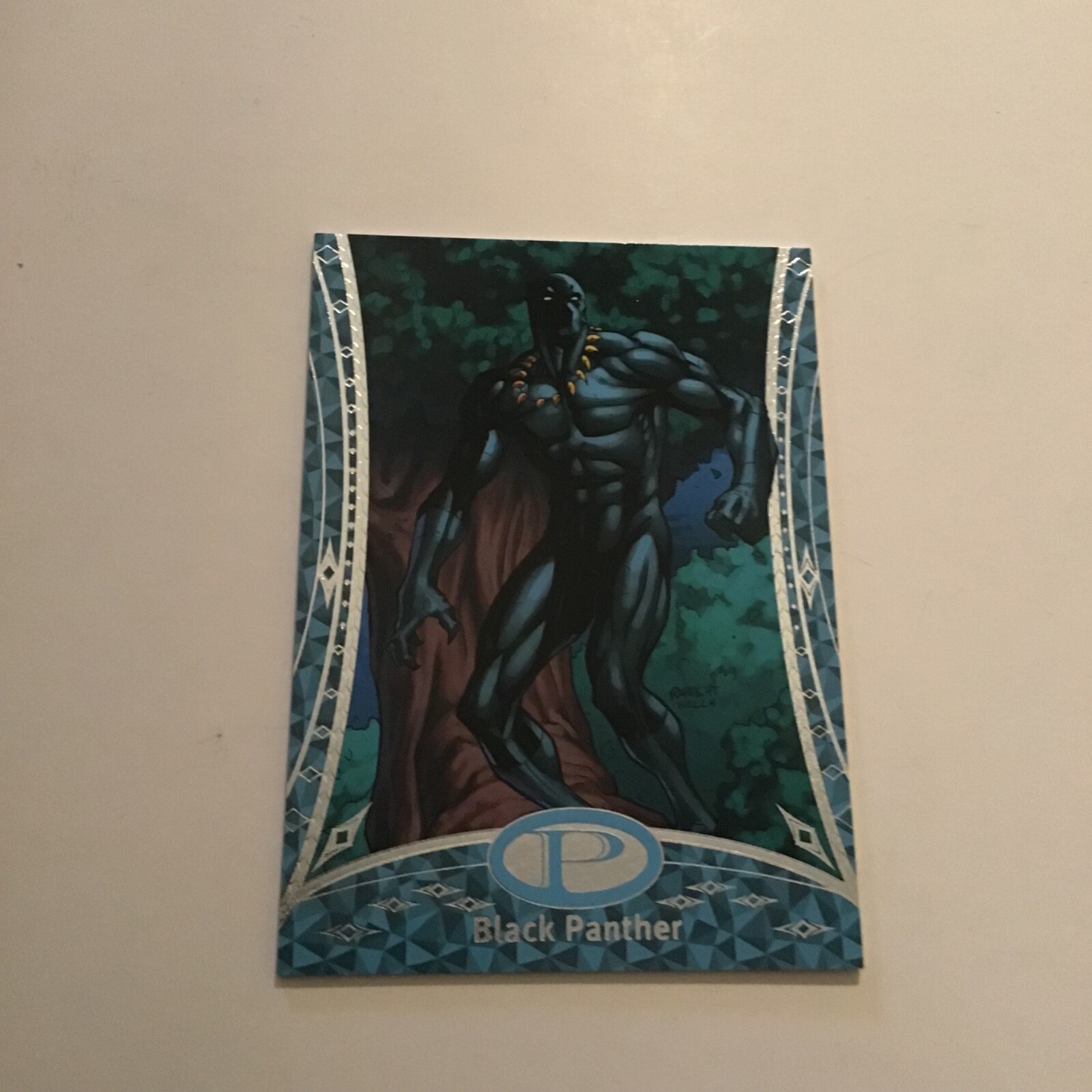 2014 Marvel Premier SILVER base Black Panther    #/199 card 12