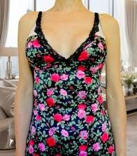 Stunning DOLCE & GABBANA New Sexy Silky Satin Bloom Slip dress sz EU M IT 2 US S