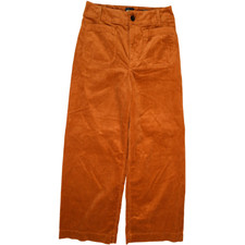 NEW Maeve the Colette Cropped Wide-Leg Corduroy Pants Bronze Size 30 Tall NWT