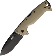 Cold Steel AD-10 Lockback Dark Earth G10 Folding CPM-S35VN Pocket Knife 28DDDEBK
