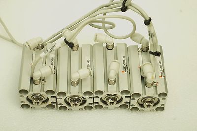 SMC CDQSB20-30DC-M9 NL-XB13 CYLINDER LOT OF 4 FREE SHIP