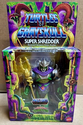 MOTU Origins Turtles of Grayskull SUPER SHREDDER Deluxe Figure Unpunched IN HAND